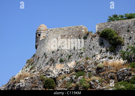 Fortezza veneziana, fortezza, Rethymnon, Rethimno, Creta, Grecia, Europa Foto Stock