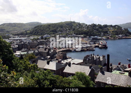 Vista da Oban, Scotland, Regno Unito, Europa Foto Stock