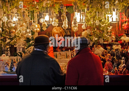 Mercato di Natale, Hauptmarkt, Norimberga, Baviera, Germania, Europa Foto Stock