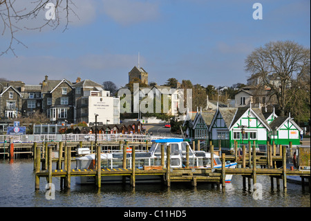 Bowness-on-Windermere, Parco Nazionale del Distretto dei Laghi, Cumbria, England, Regno Unito, Europa. Foto Stock