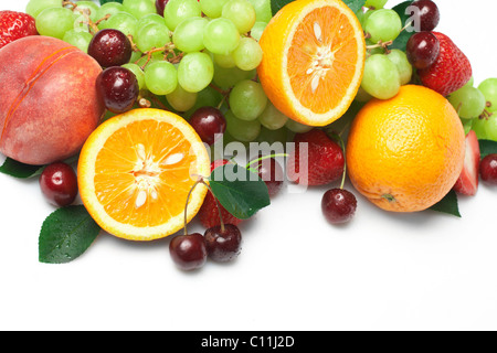 Still-life di frutta fresca Foto Stock