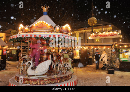 Mercato di Natale, leobersdorf, triestingtal, Austria inferiore, Austria, Europa Foto Stock