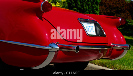 1955 V8 Chevrolet Corvette Foto Stock