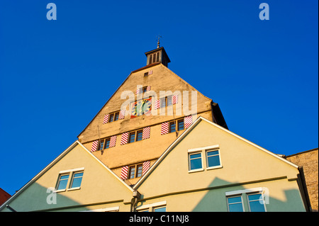 Town Hall, Besigheim, Neckartal, Baden-Wuerttemberg, Germania, Europa Foto Stock