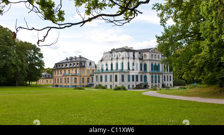 Lust- und Jagdschloss Wilhelmsthal, il piacere e il castello di caccia e residenza del landgravio d Hesse-Kassel Foto Stock