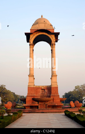 Pavilion vicino India Gate, New Delhi, Delhi, Uttar Pradesh, India del Nord, India, Asia del Sud, Asia Foto Stock