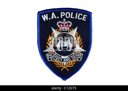 Western Australia patch di polizia Foto Stock