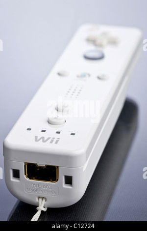 Wii Remote, Wiimote, controller per Nintendo Wii console Foto Stock