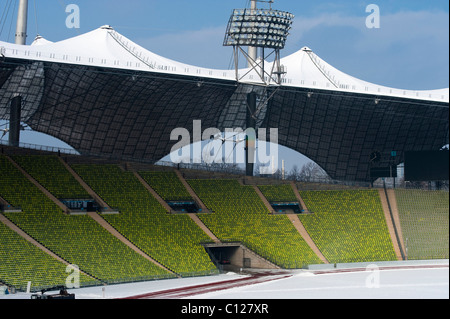 Stadio Olimpico, Olympic Park, Monaco di Baviera, Germania, Europa Foto Stock