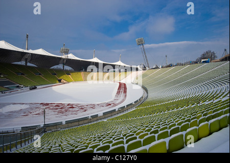 Stadio Olimpico, Olympic Park, Monaco di Baviera, Germania, Europa Foto Stock