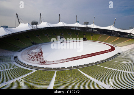 Stadio Olimpico, Olympic Park, Monaco di Baviera, Germania, Europa Foto Stock