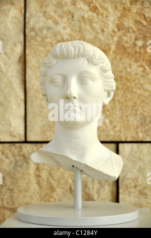 Busto di Livia, Augustae Museo dell'Ara Pacis, Roma, Lazio, l'Italia, Europa Foto Stock