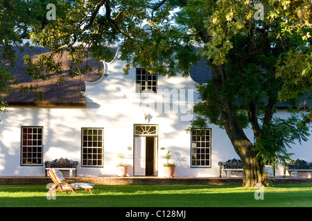 Hotel, Palmiet Valley Country Hotel, Cape-Dutch stile architettonico, Paarl, Western Cape, Sud Africa e Africa Foto Stock