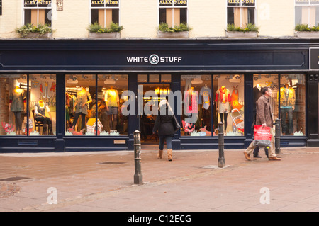 La cosa bianca shop store in Norwich , Norfolk , Inghilterra , Inghilterra , Regno Unito Foto Stock