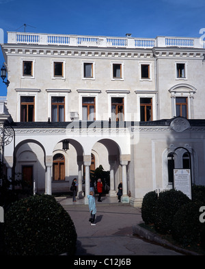 Livadia Palace - costruito come il ritiro estivo dell'ultimo Zar russo Nicholas II, vicino a Yalta, Crimea, Ucraina. Foto Stock