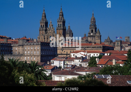 Nella Cattedrale di Santiago de Compostela, Galizia, Spagna World-Heritage Foto Stock