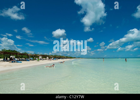 Spiaggia a Cayo Coco, Cuba Foto Stock