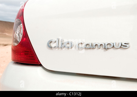 White Renault Clio Campus Foto Stock