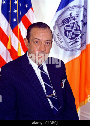 Robert Wagner, sindaco di New York City, 1953-65 Foto Stock