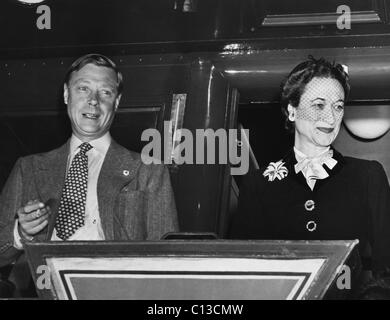 Prince Edward, duca di Windsor e Duchessa di Windsor Wallis Simpson, circa primi 1940s. Foto Stock