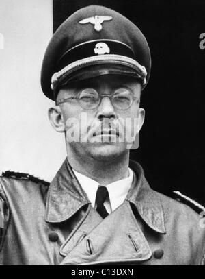 Heinrich Himmler (1900-1945), leader nazista delle SS e della Gestapo, circa 1940s. Foto Stock