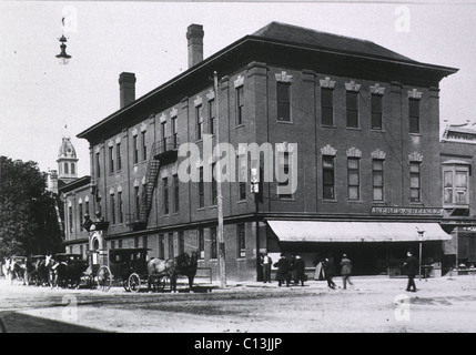 Edificio dell'ufficio medico condivisa da Mayo fratelli e il loro padre a Rochester, Minnesota da 1901-1914. Mayo Clinic si è evoluta passando dalla loro pratica di frontiera. Foto Stock