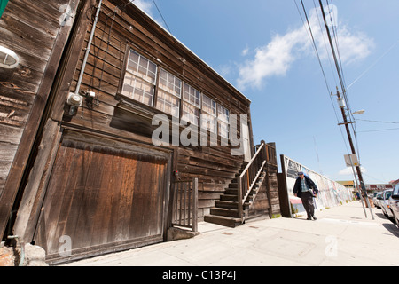 Ed 'Doc' Rickett Lab su Cannery Row a Monterey in California Foto Stock