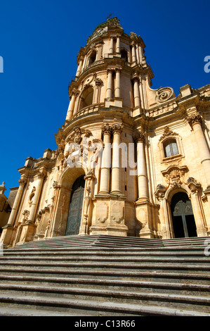 Chiesa barocca di St George progettata da Gagliardi 1702 , Modica, Sicilia Foto Stock