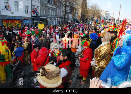 Il carnevale folla Maastricht Paesi Bassi Foto Stock