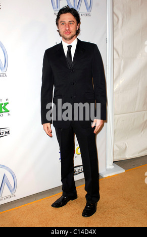 Zach Braff xx produttori annuale Guild Awards tenutosi presso la Hollywood Palladium - Gli arrivi di Los Angeles, California - 23.01.09 Foto Stock