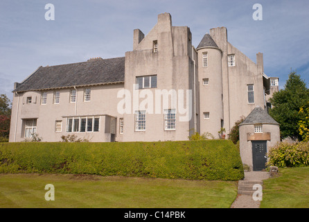 Vista esterna RENNIE MACKINTOSH HILL HOUSE Glasgow Scotland Regno Unito Foto Stock