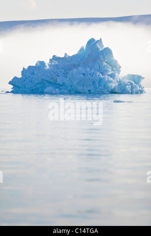 Iceberg, Croker Bay, Devon Island, Regione Qikiqtaaluk, Nunavut, Canada. Foto Stock
