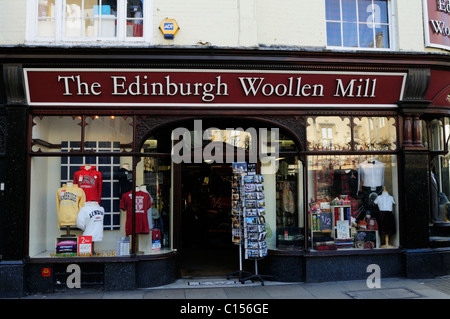 La Edinburgh Lanificio Shop, Sidney Street, Cambridge, Inghilterra, Regno Unito Foto Stock