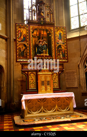 Altare della Cattedrale dell Assunzione della Beata Vergine Maria, Zagabria, Croazia Foto Stock