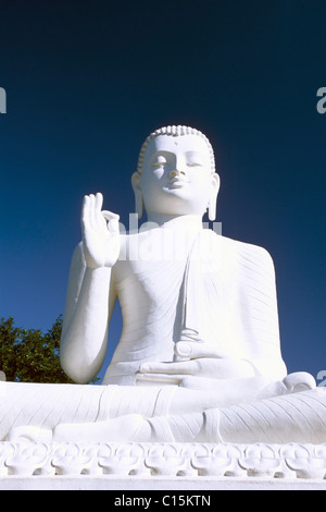 Statua di Buddha, Mihintale, Sri Lanka, Sud Asia Foto Stock