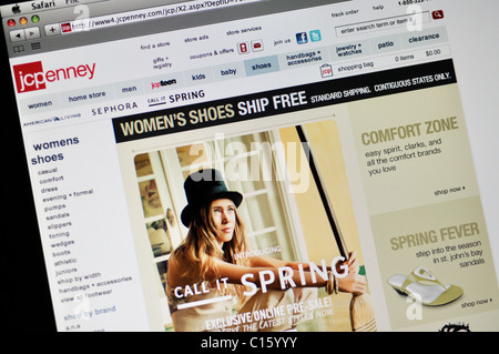 Dipartimento JCPenney sito web dello store Foto Stock