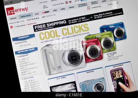 Dipartimento JCPenney sito web dello store Foto Stock