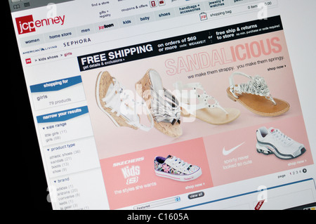 Dipartimento JCPenney sito web dello store Foto Stock