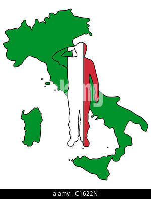 Italiana Salute Foto Stock