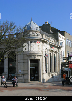 HSBC Bank Worthing West Sussex Foto Stock