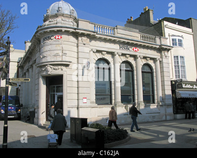 HSBC Bank Worthing West Sussex Foto Stock