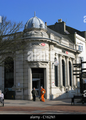 HSBC Bank Worthing West Sussex Foto Stock