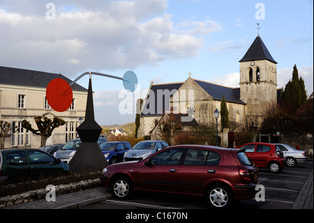 Sache,luogo Alexander Calder,Indre River Valley,della Valle della Loira,Indre-et-Loire,Francia,l'Europa Foto Stock