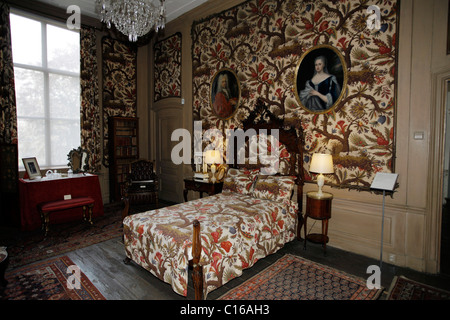 Museo Van Loon, camera da letto, Keizersgracht 672, Amsterdam, Paesi Bassi, Europa Foto Stock