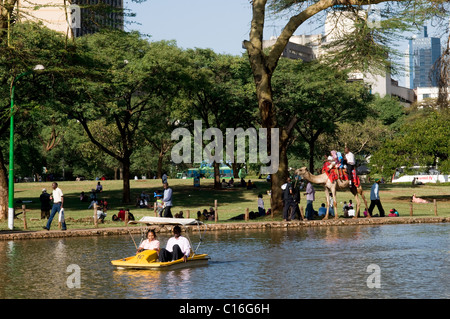 Uhuru Park scena Nairobi Kenya Nairobi Kenya Foto Stock