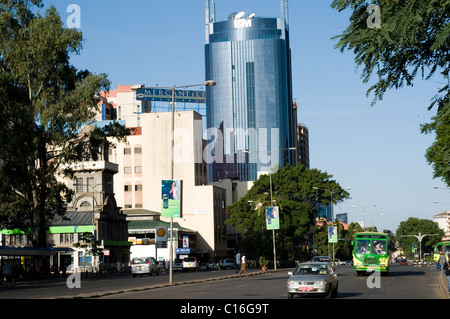 Jomo Kenyatta Avenue Nairobi Kenya Foto Stock