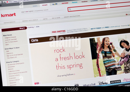 Kmart department store website Foto Stock