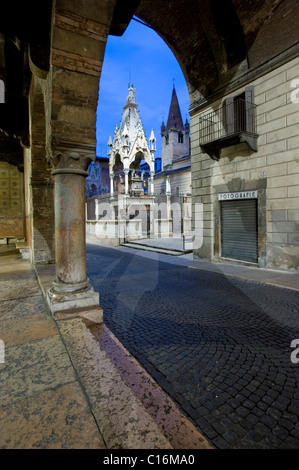 Arche Scaligere, le tombe scaligero, il centro storico di Verona, Italia, Europa Foto Stock