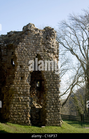 Thirlwall castello vicino Greenhead in Northumberland Foto Stock