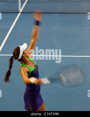 Giocatore di Tennis Ana Ivanovic di Serbia in azione Foto Stock